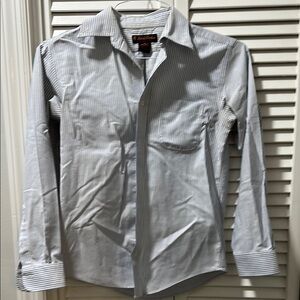 Boys Brooks Brothers Oxford stripe buttons down Sz 12